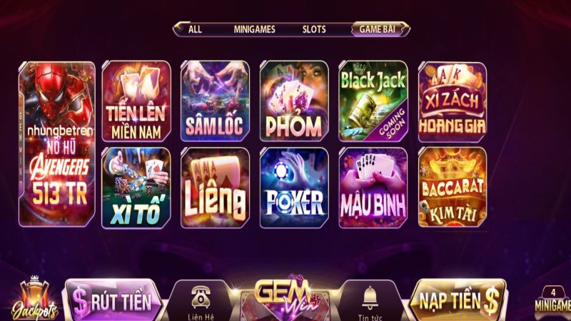 Giới thiệu về game sâm lốc tại gem win