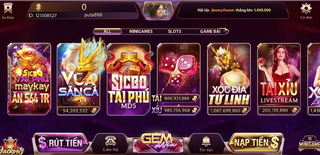 Chỉ tham gia cá cược tại cổng game Gemwin chính chủ