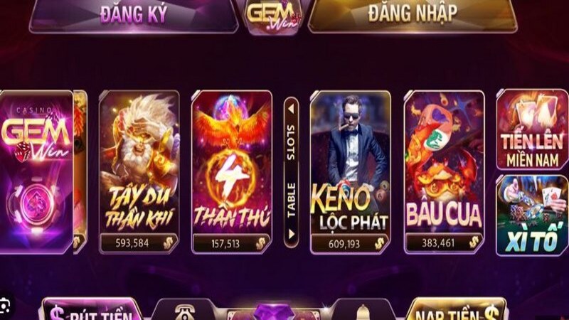 Các sự kiện đặc biệt tại Gem win