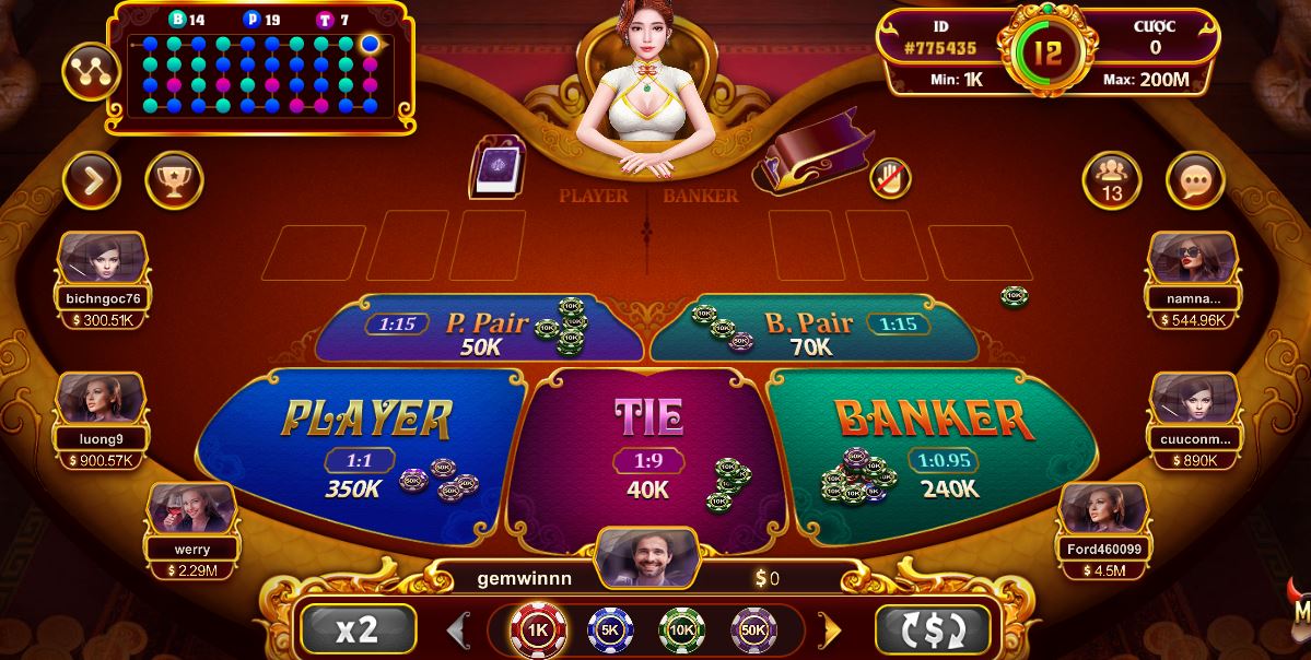 Giới thiệu về Baccarat Kim tài tại Gemwin