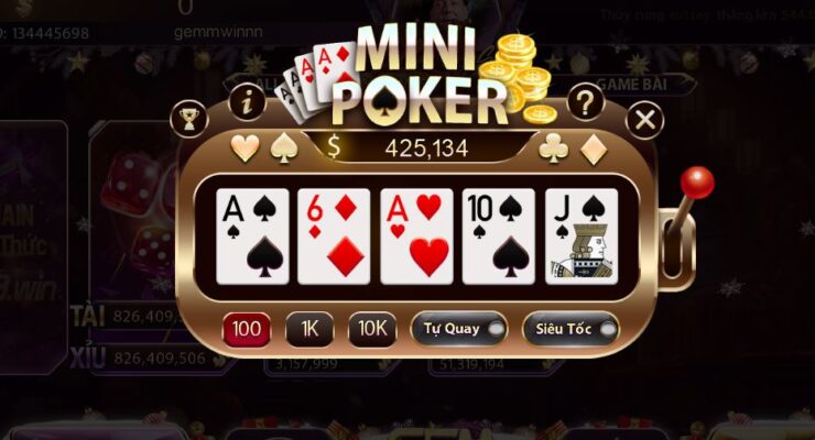 Tìm hiểu về Mini Poker tại Gem win