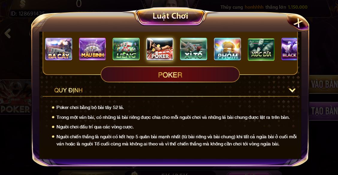 Các thuật ngữ cần nằm lòng trong Poker tại Gemwin