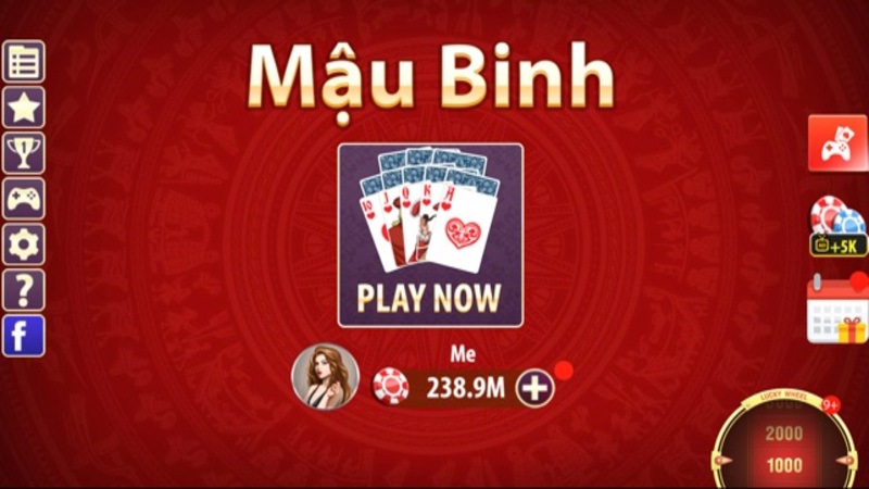 Game mậu binh là một trò chơi bài phổ biến