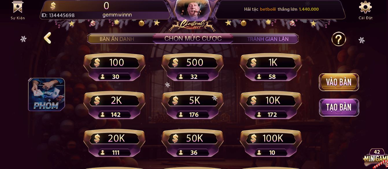 Giới thiệu về game bài phỏm Gem win