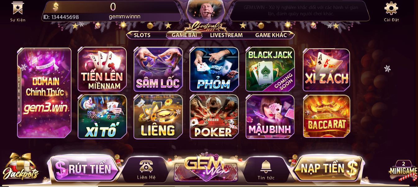 Hướng dẫn đánh bài phỏm Gem Win thắng lớn