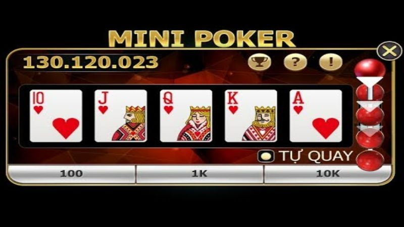 Mini poker siêu cuốn tại sàn cược săn thưởng khủng