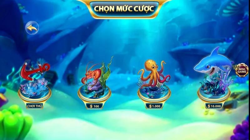 Quay số nổ hũ thủy cung tại Gem win