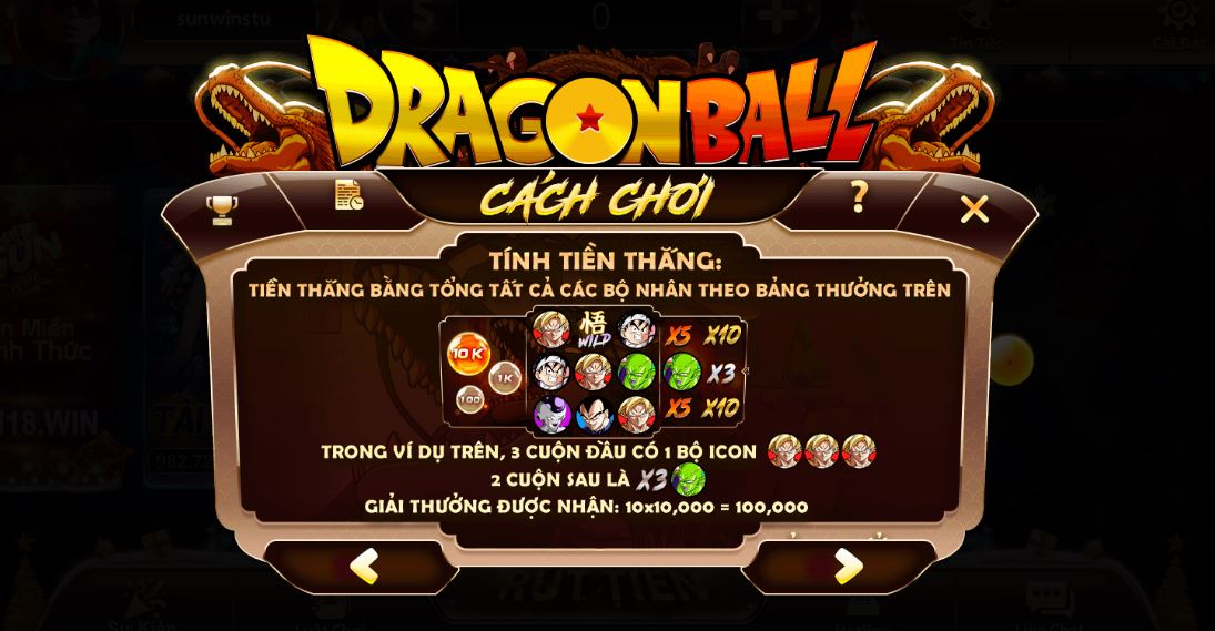 Hướng dẫn cách chơi Dragon Ball tại Gemwin