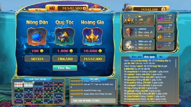 Chinh phục tựa game thủy cung không khó cùng Gemwin