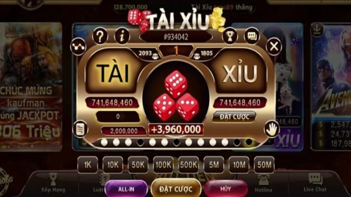 Luật cược game tài xỉu online tại Gemwin