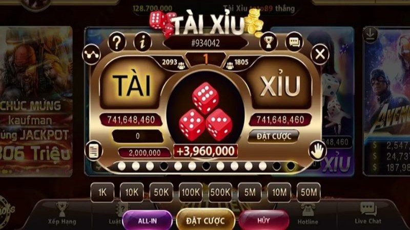 Luật cược game tài xỉu online tại Gemwin 