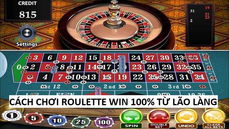 Cấu tạo bàn chơi roulette tại Gemwin